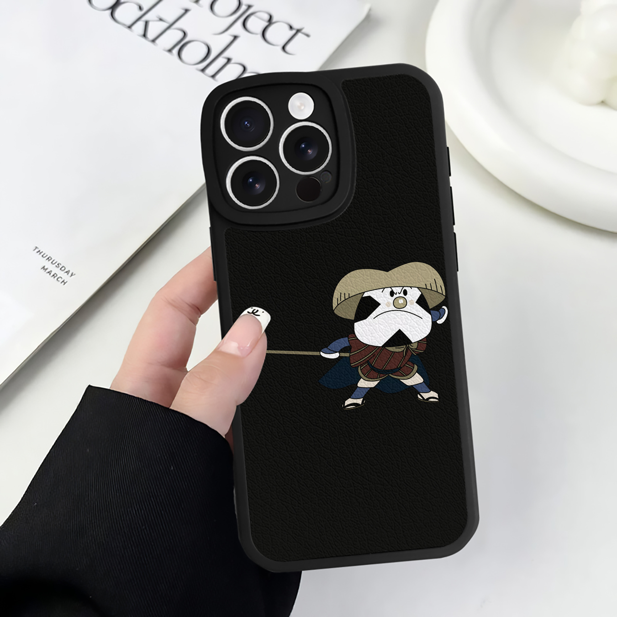 （画像用） アンパンマン Anpanman 【iPhone 16シリーズ対応】シリコンスマホケース（レザー調） 材質：シリコン